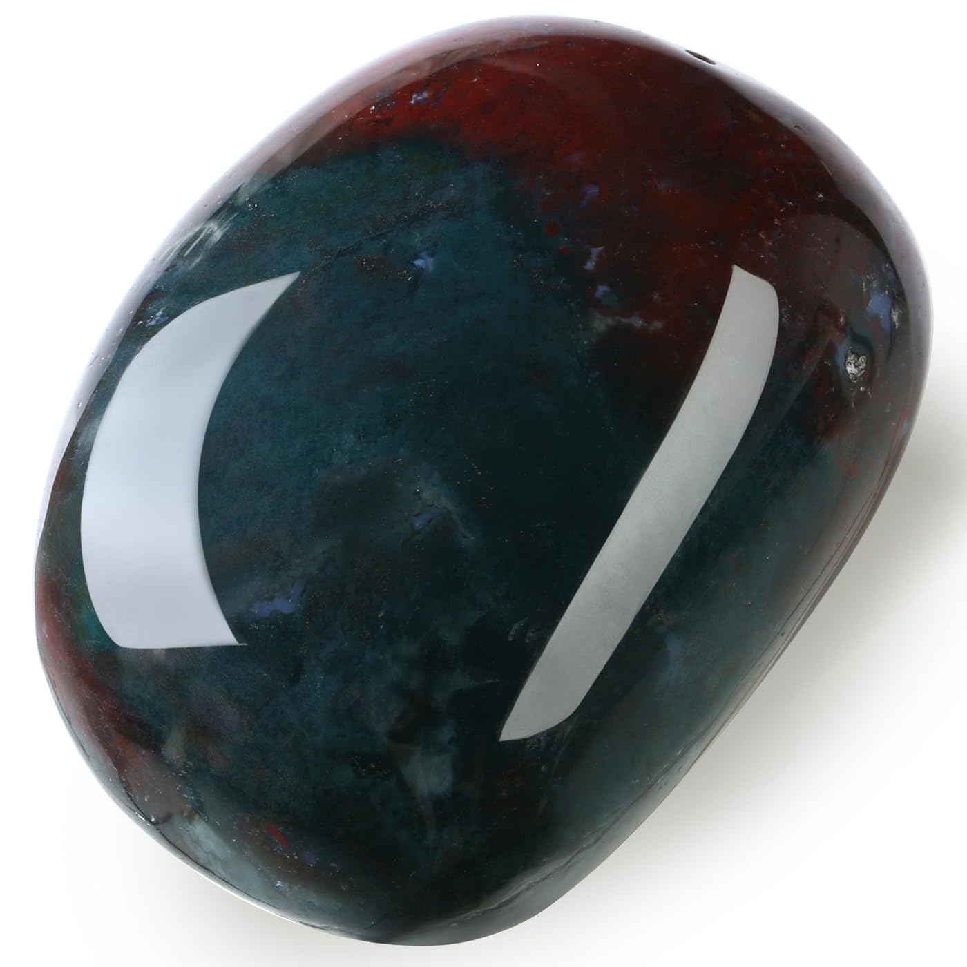 MAIBAOTA 1.6-2.0" Malachite Crystals Large Malachite Stone Reiki Natural Tumbled Polished Stones for Energy Witchcraft Therapy Meditation DIY Crystals for Protection