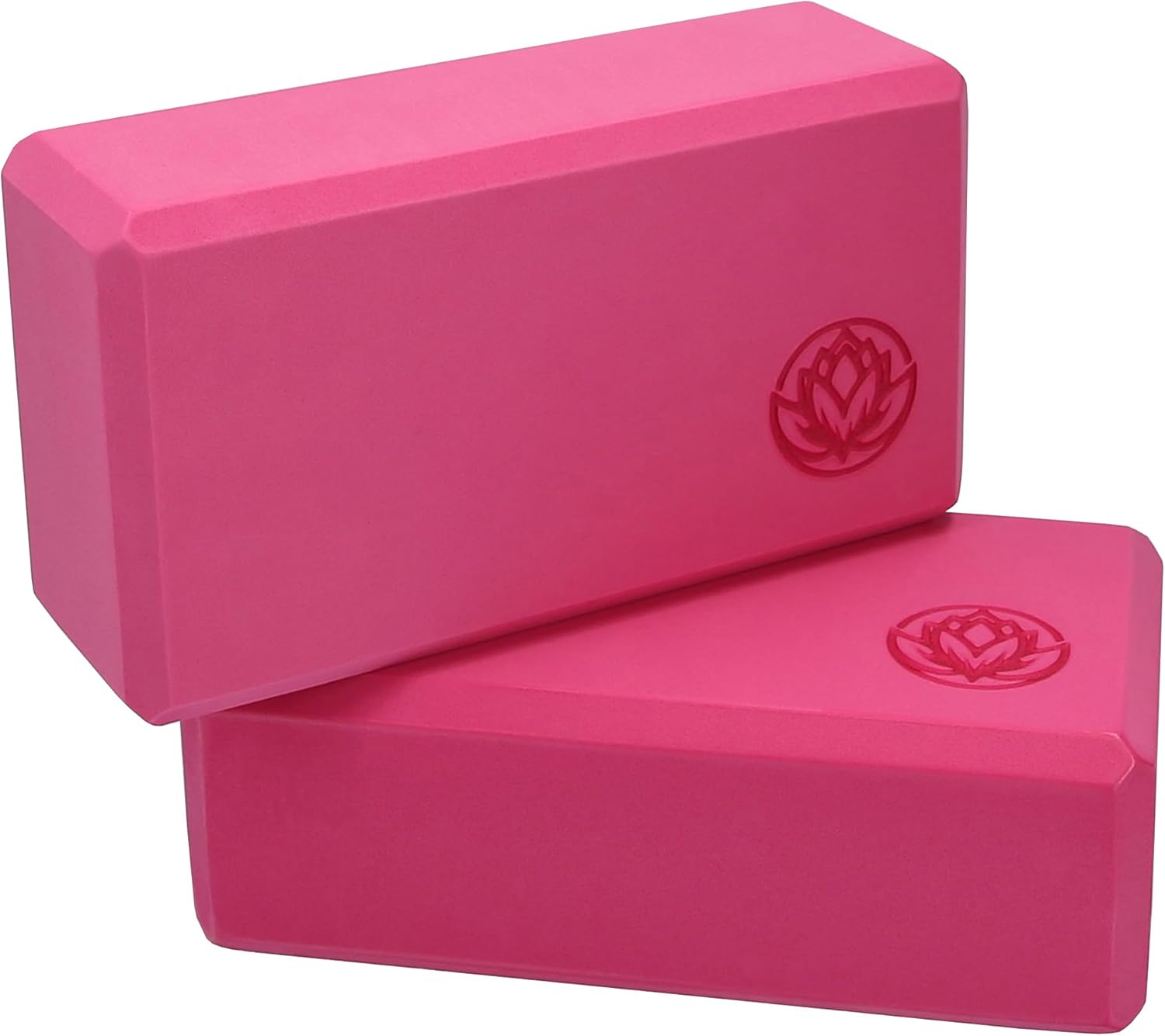 2 x Yoga Block VonBueren | 22 x 12 x 7,5 cm je Yogablock | Yogablöcke für Damen und Herren aus EVA | Klötze für Pilates
