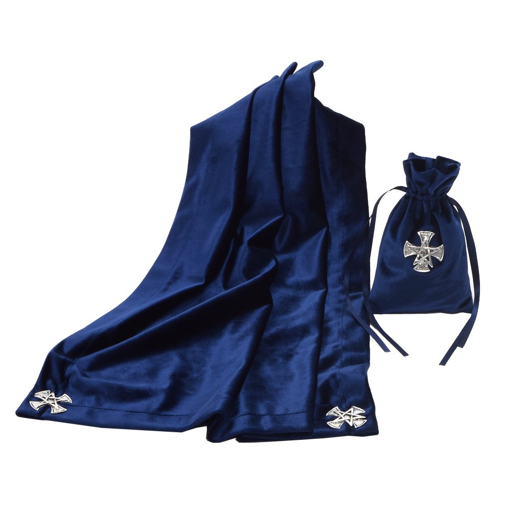 BLESSUME Tarot Tischdecke mit Tarot Tasche