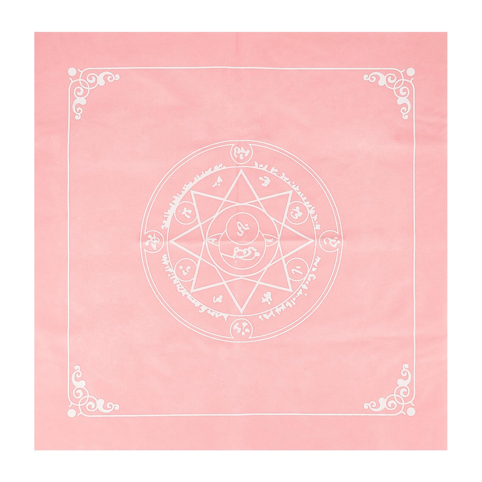 CREATCABIN Altar cloth, tarot tablecloth, gothic card bag, square tablecloth, divination, velvet with tarot bag set with drawstring, tarot card lover gift for women, Christmas, birthday