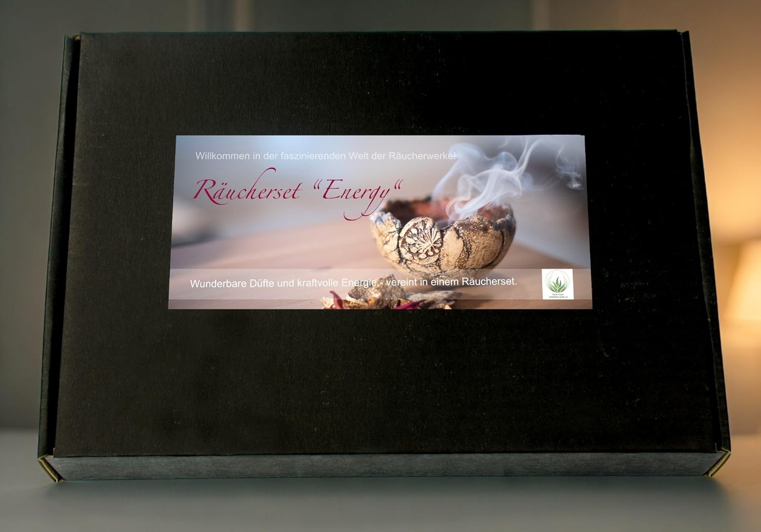 Räucherset Energy -9-teilig - Räucherwerke für eine harmonische Atmosphäre mit positiver Energie - in Geschenkverpackung