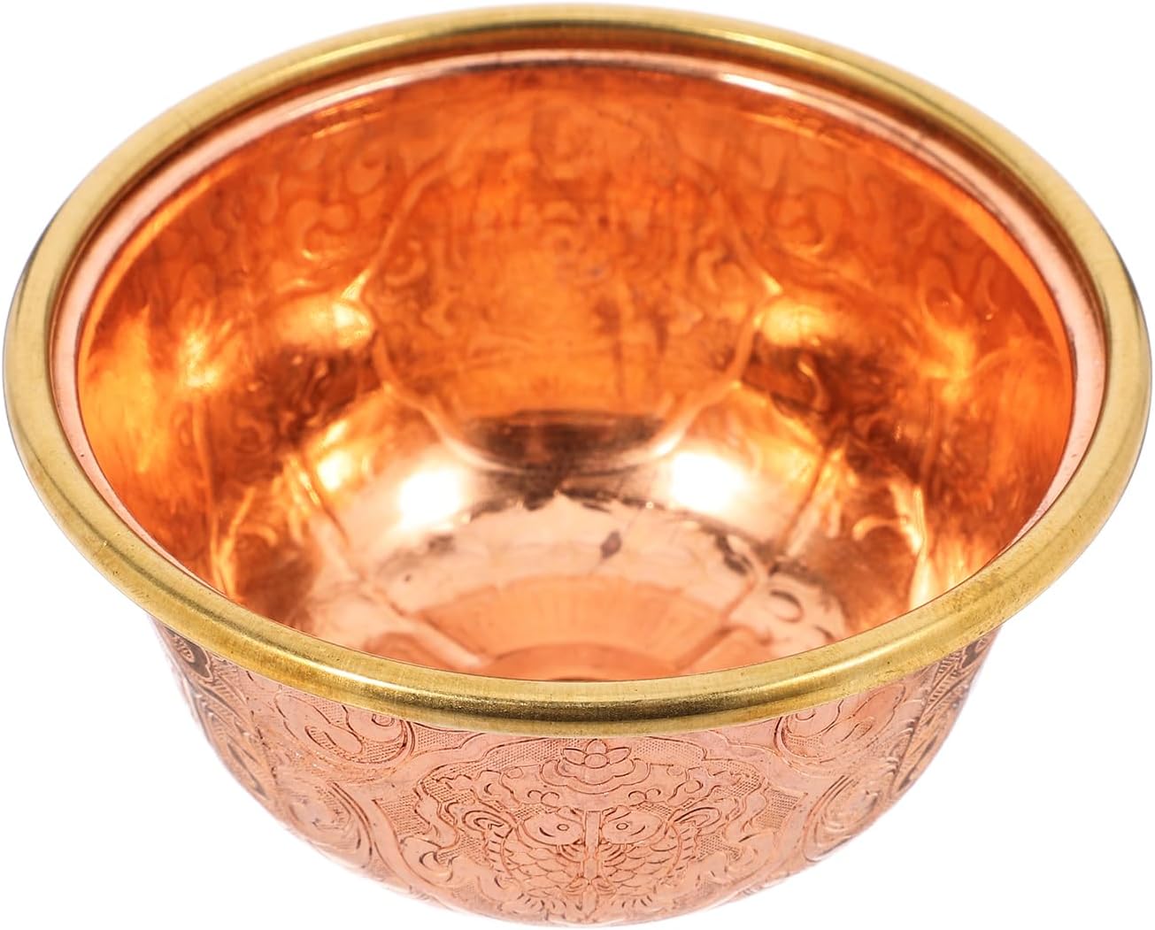 TOPBATHY Mug Offer Storage Bowl Decoration Copper Bowl Small Altar Bowl Home Bowl Decorative Bowl Sacrificial Device Prop Sacrifice Altar Bowls Altar Jewellery Brass