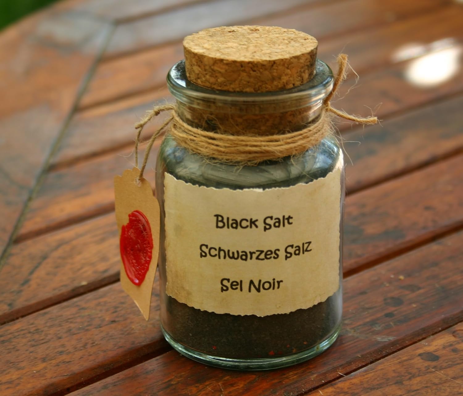 Sel Noir - Schwarzes Salz - Hexen Salz - Schutz Salz - Black Salt - Wicca, Santeria, Ritualzutaten, Zeremoniensalz, Schutz, Hexerei, 180g