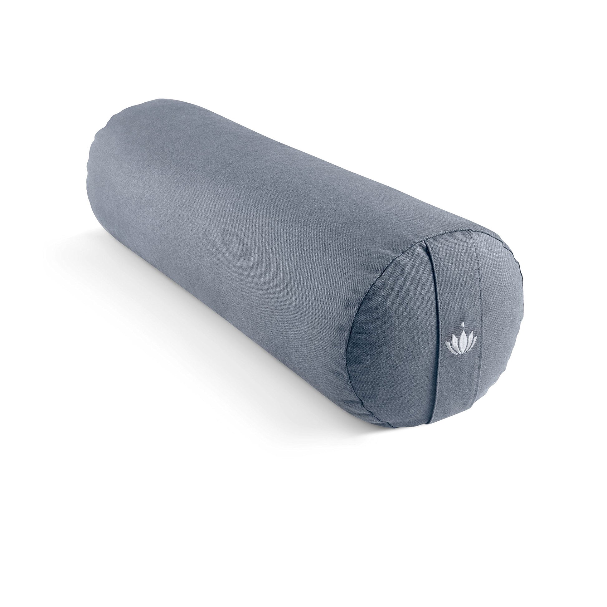 Lotuscrafts, Yoga Roll for Yin Yoga, Diameter 24 cm, with Spelt Filling, Washable Cotton Cover, Yoga Bolster Roll for Restorative Yoga, GOTS Certified