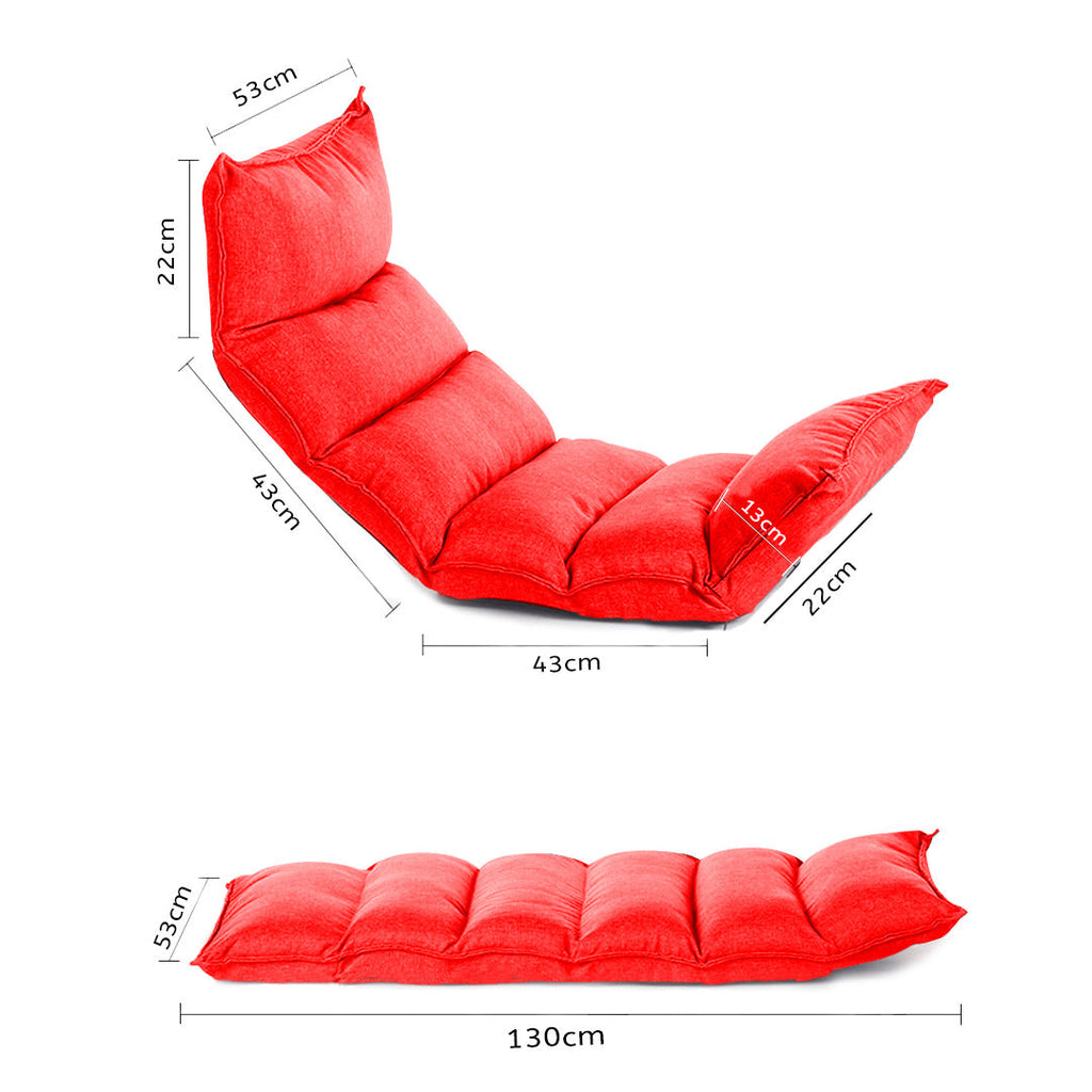 Lazy Couch Red