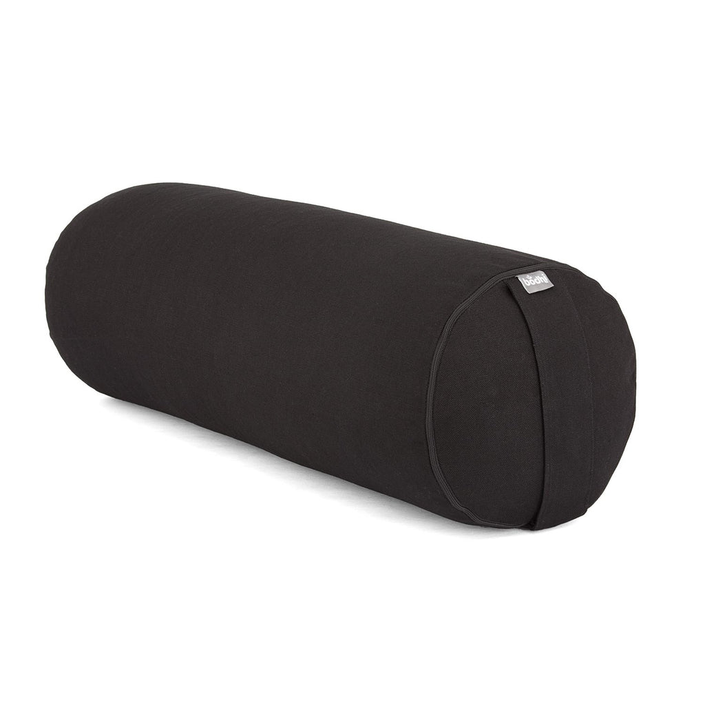 Yoga Bolster BASIC schwarz | Dinkelhülsen