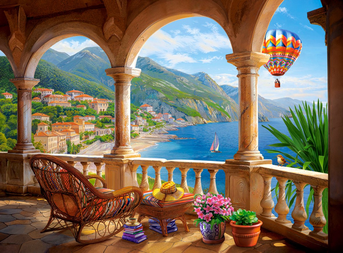Castorland puzzle Montenegro meditation - 2000 pieces jigsaw puzzle.