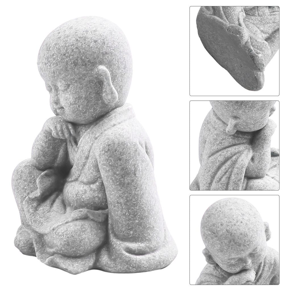 Resin Mönch Statuen Buddha Figuren für spirituelle Wohnkultur und Feng Shui