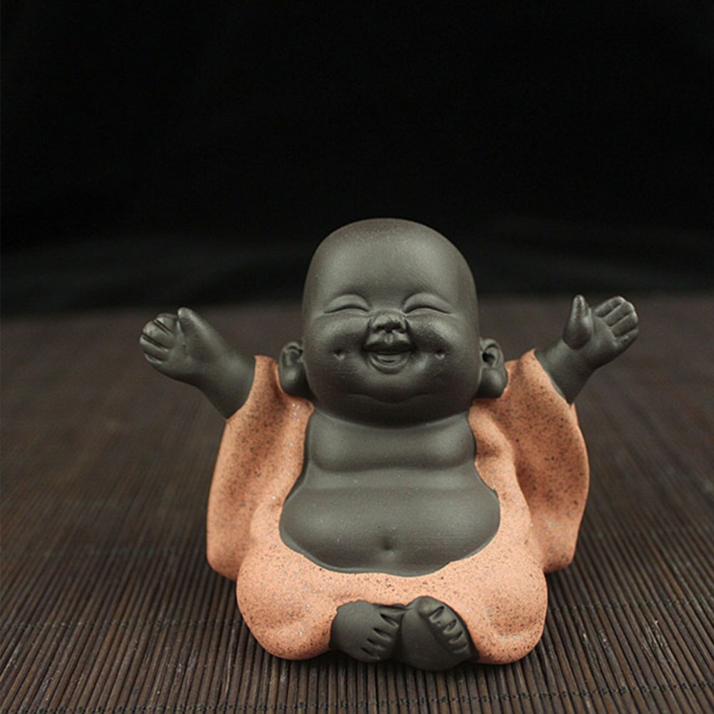 Ceramic Maitreya Buddha Figurine