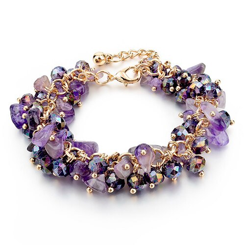 Natural Stones Charm Bracelet