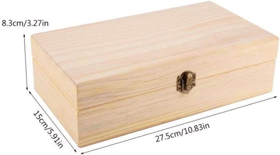 Aufbewahrungsbox für ätherische Öle aus Holz Ätherische Öle Display Organizer 25 Fächer Ständerhalter für 15 ml Flaschen Nagellacksammlung mit Deckel