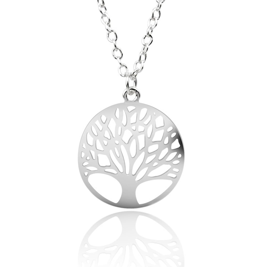 OPIURVY Lebensbaum Anhänger, 925 Sterling Silber Lebensbaum Kette, Baum des Lebens Kette, Damen Halskette Baum Des Lebens Geschenke für Frauen, Mutter, Schwester