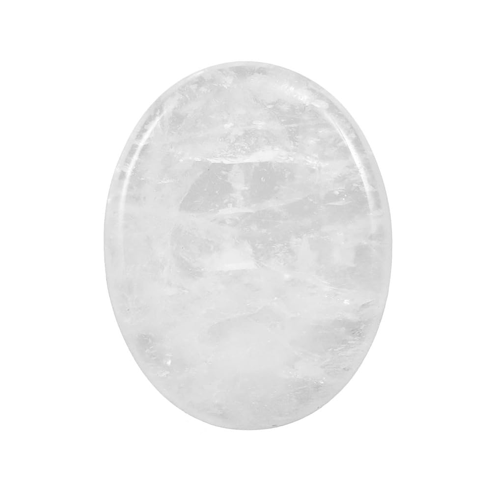 Dalmatian Jasper Worry Thumb Stone Crystal Thumb Stone Thumb Stone for Reiki Balancing Therapy Meditation (Dalmatian Jasper)