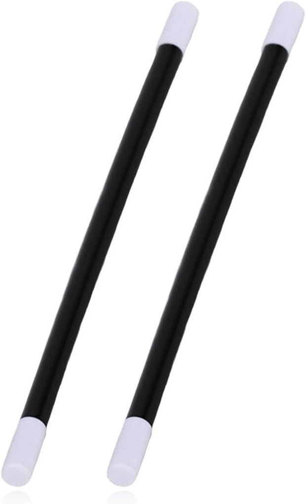 2 Magischer Zauberstab Magischer Zauberstab Schwarz Kunststoff Zauberstab Zauberstab Zauberstab Kinder Sicher Verletzen Nicht Hände Ausfahrbar Science Fiction Mystery Typ Kinderspielzeug
