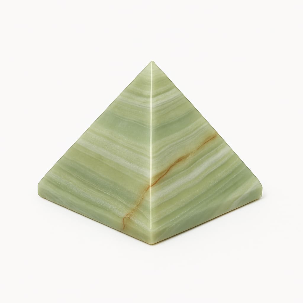 Natural Kambaba Jasper Pyramid 4cm Pyramid Polished Crystals Energy Properties Pyramid Stone (Jasper, Kambaba, 4cm)