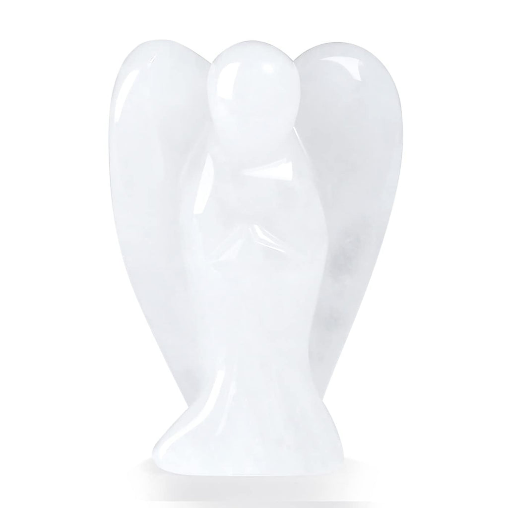 XIANNVXI Green Aventurine Guardian Angel Crystals Angel Figure Healing Crystal Gemstones Polished Stones Statue Reiki Angel Figure Guardian Angel Gift