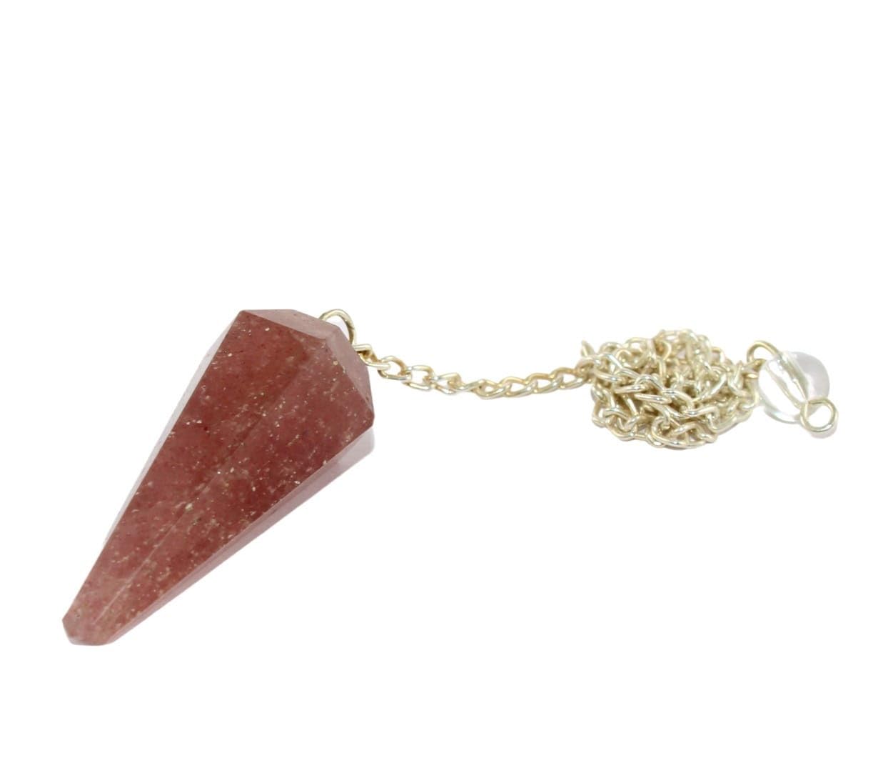 Natural Stone Jasper Kambaba Crystal Pendulum Hexagonal Vintage for Radiesthesia Chakra Pendulum Reiki Fortune Telling (Jasper Kambaba)