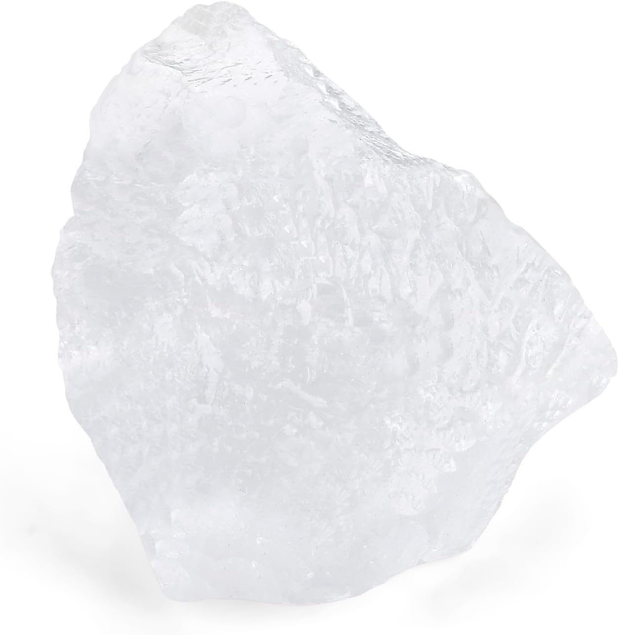 XIANNVXI Bergkristall Große Rohstein Naturstein Bergkristall Stein Echt Rauher Kristalle Klarer Quarz Steine Reiki Premium Wasserstein Meditation Zubehör Esoterik Geschenke 4.5–5.5 cm,1PC