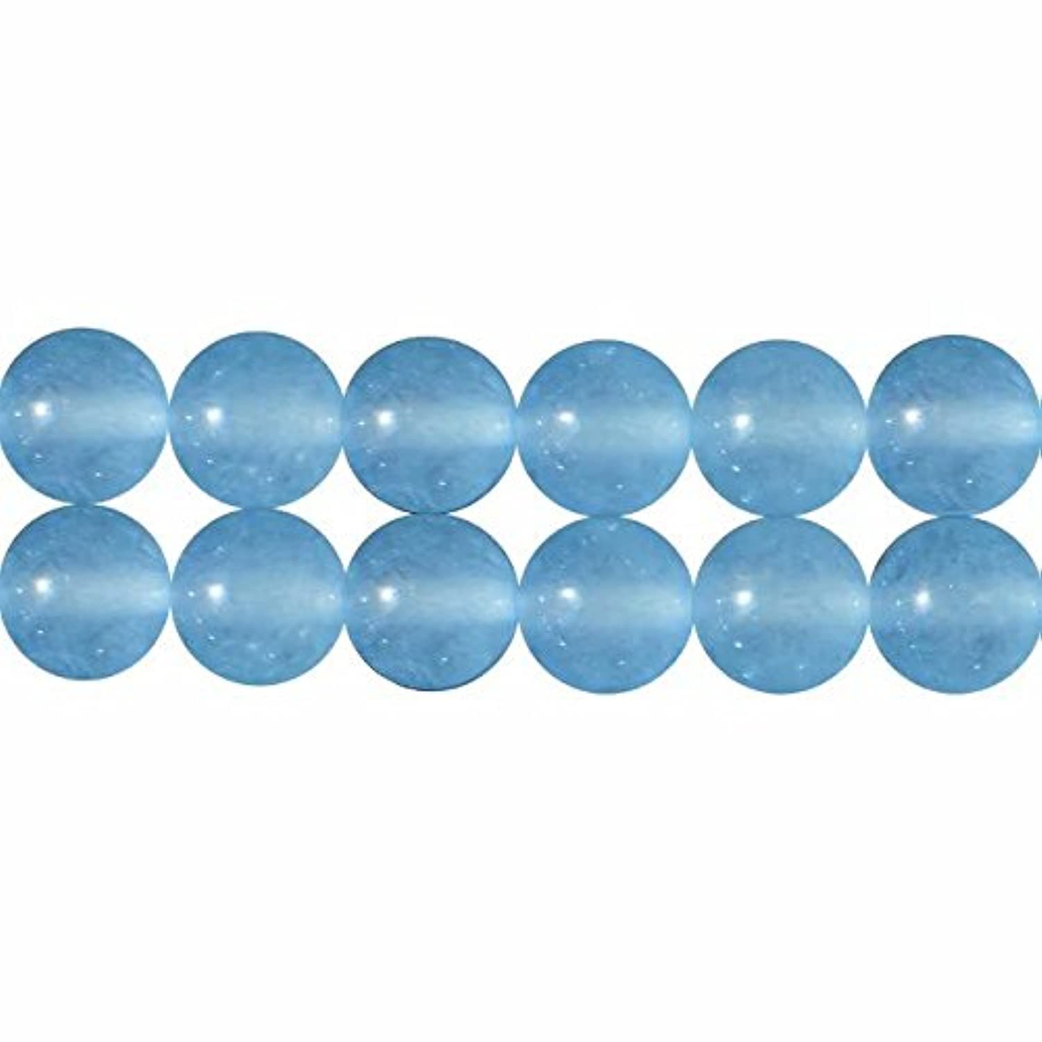 Natural Semi-Precious Stones Beads for Threading 38 cm String Round 4 6 8 10 12 mm