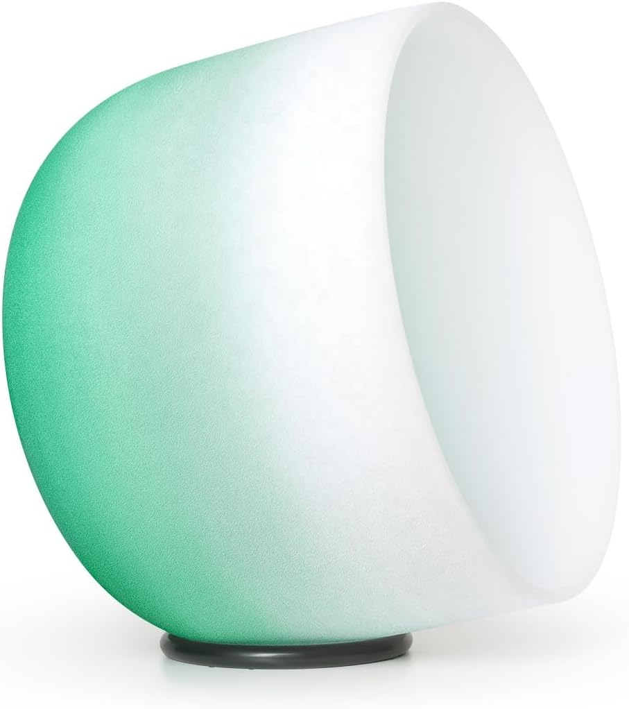 KVKA Kristall-Klangschalen Set, 6-12 inch 432Hz Gradien Quarz Chakra Sound Healing Klangschalen für Yoga Meditation Entspannung Stressabbau mit Tragetasche