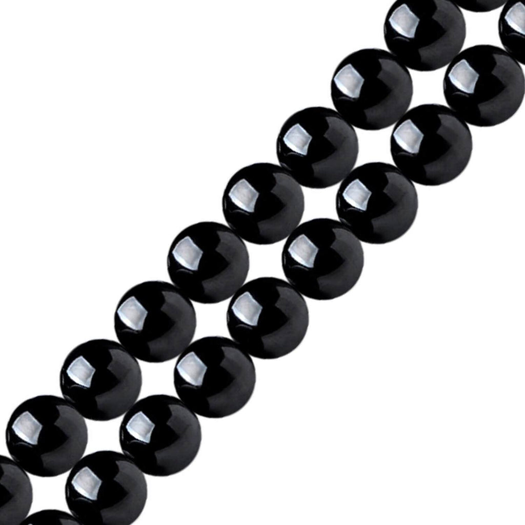 Natural Semi-Precious Stones Beads for Threading 38 cm String Round 4 6 8 10 12 mm