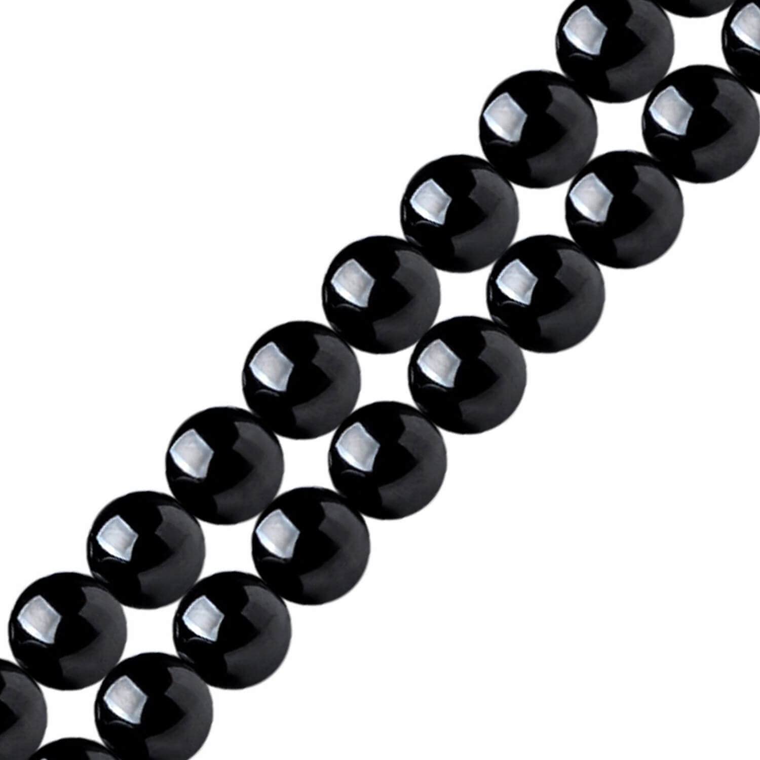 Natural Semi-Precious Stones Beads for Threading 38 cm String Round 4 6 8 10 12 mm