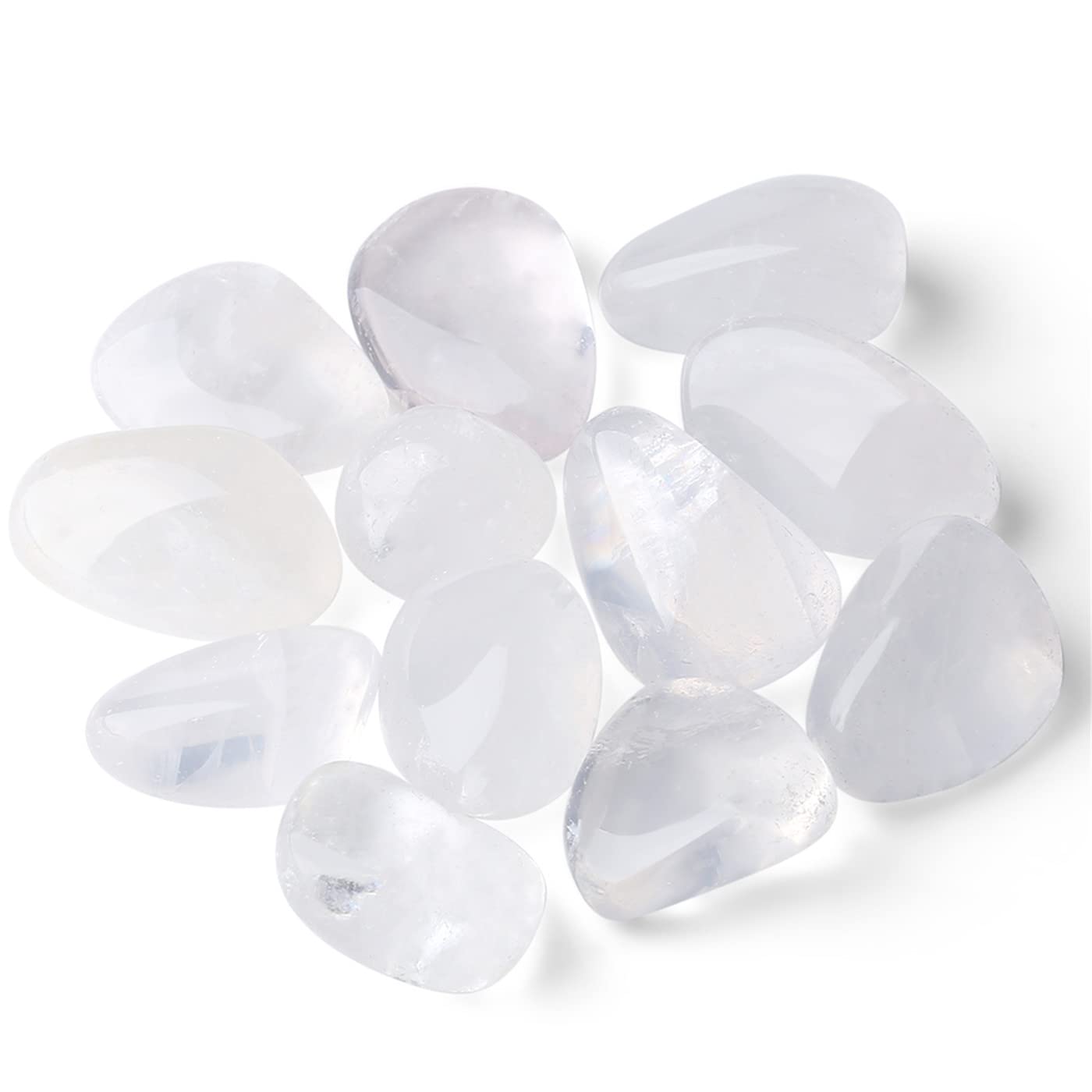 Rose Quartz Tumbled Polished Natural Healing Crystals Stones Bulk Rocks Stones Crystal for Energy Reiki Tumbling Cabbing Balancing Decoration Gemstones Crystal Healing Meditation Therapy Gift 100g