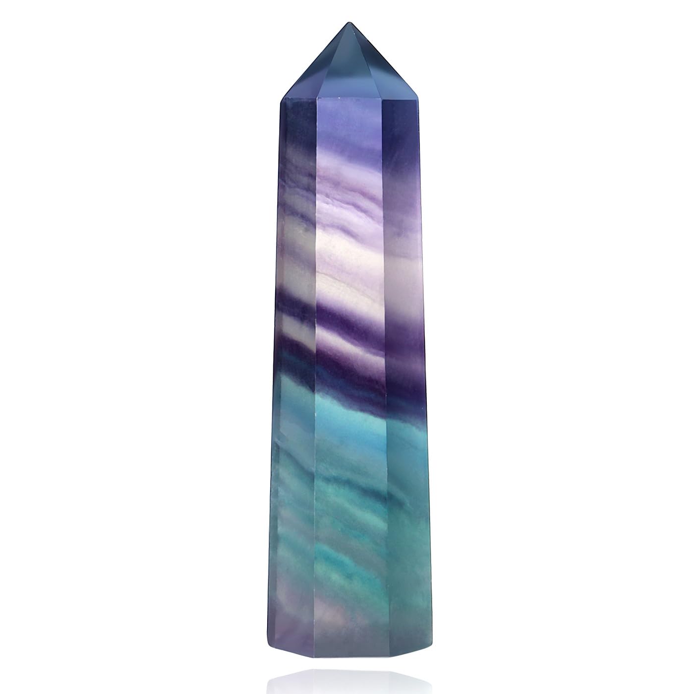 XIANNVXI 2" Amethyst Kristalle Heilung Kristall Wand Edelsteine Steine Turm Natürliche Hexagonal Punkt Stäbe Meditation Energie Therapie Steine