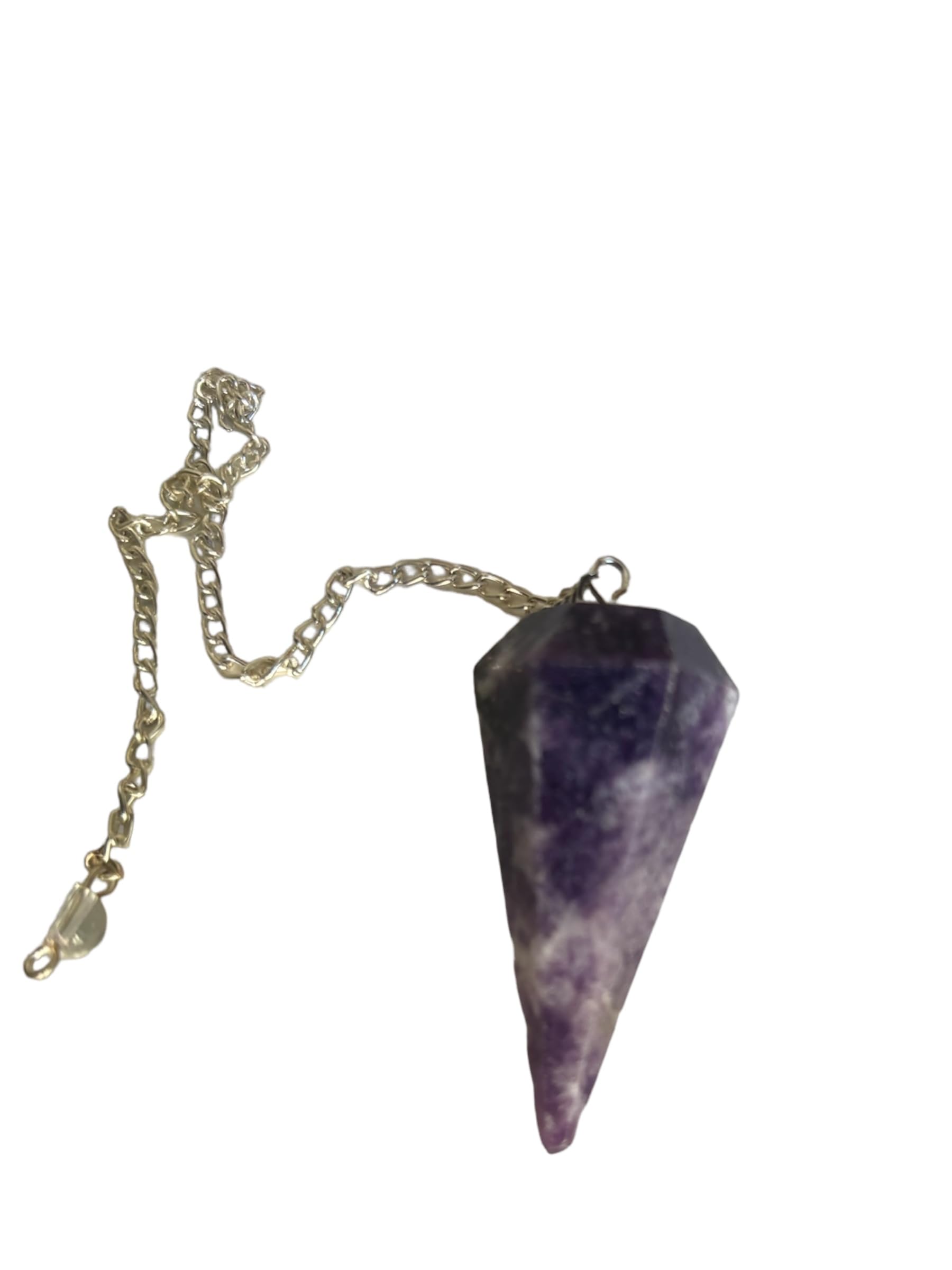 Natural Stone Jasper Kambaba Crystal Pendulum Hexagonal Vintage for Radiesthesia Chakra Pendulum Reiki Fortune Telling (Jasper Kambaba)
