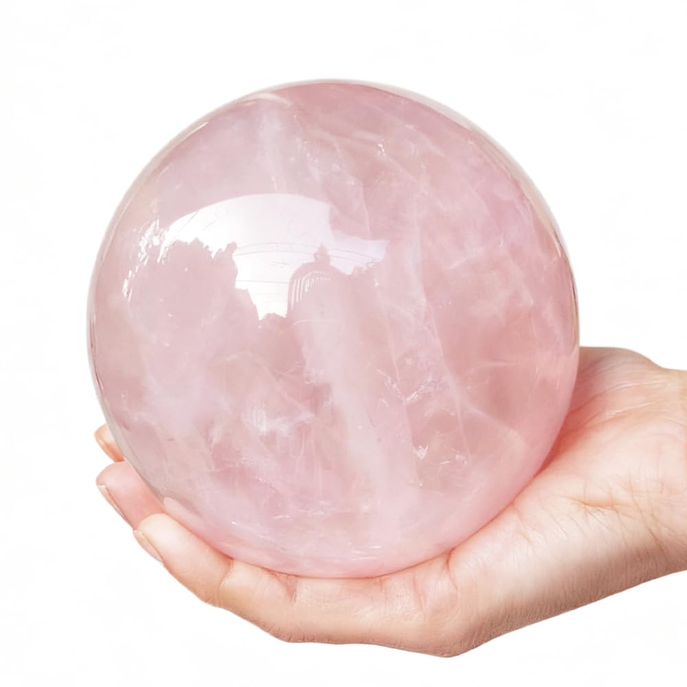 2.4-2.8 inch Natural Red Tiger Eye Crystal Ball with Stand, Hand Polished Quartz Massage Sphere, Reiki Healing Gemstone Ball, Feng Shui Room Desktop Decorative Rock Orb