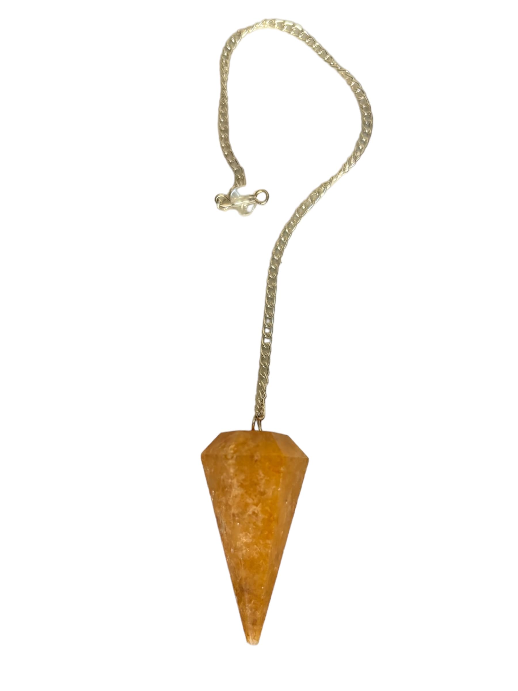 Natural Stone Jasper Kambaba Crystal Pendulum Hexagonal Vintage for Radiesthesia Chakra Pendulum Reiki Fortune Telling (Jasper Kambaba)