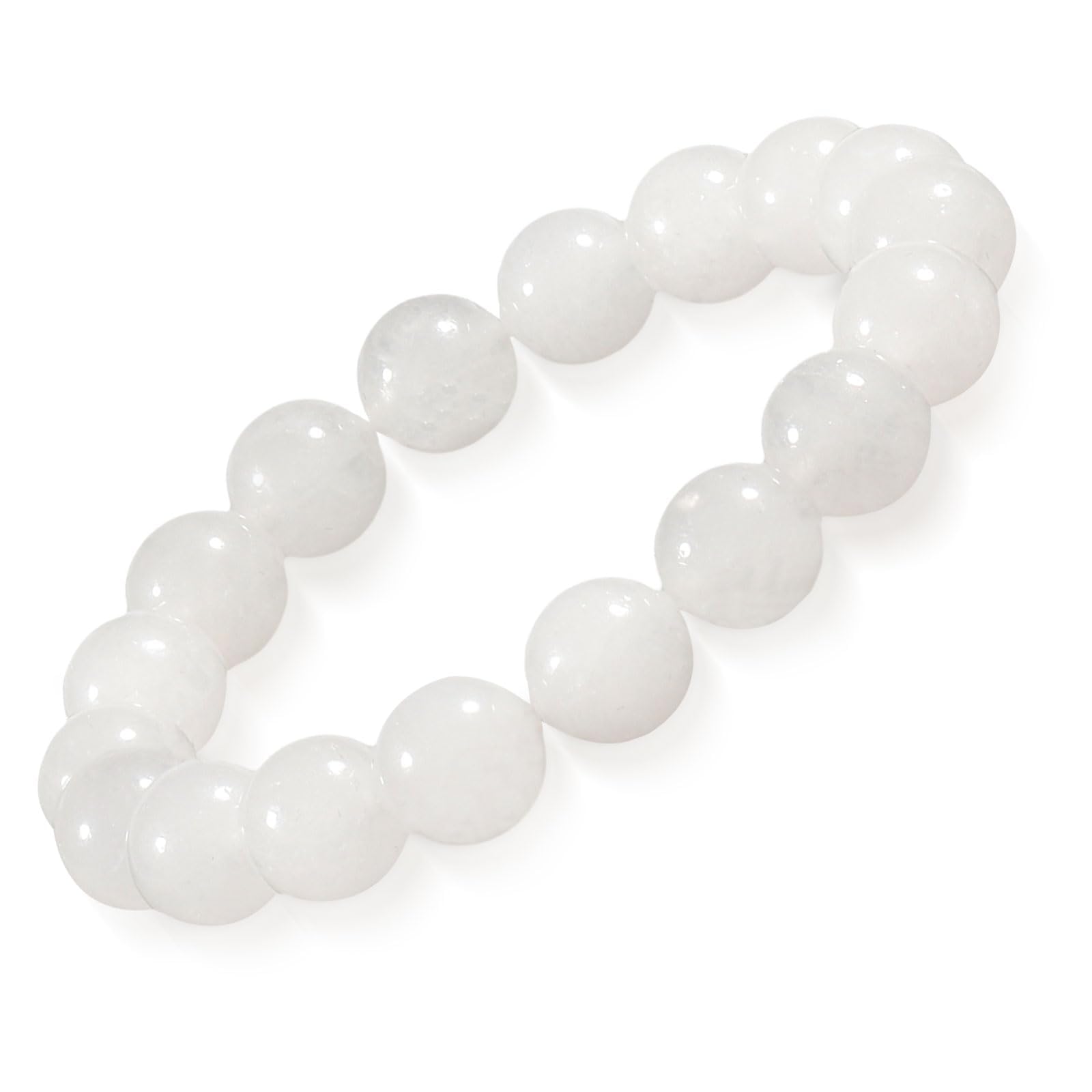 10 mm Aquamarine Bracelet Genuine Natural Stone Bracelet for Men and Women, Adjustable Blue Natural Gemstone Healing Stones Bead Bracelet Chakra Yoga Bracelet Brings Happiness, Wealth and Prosperity