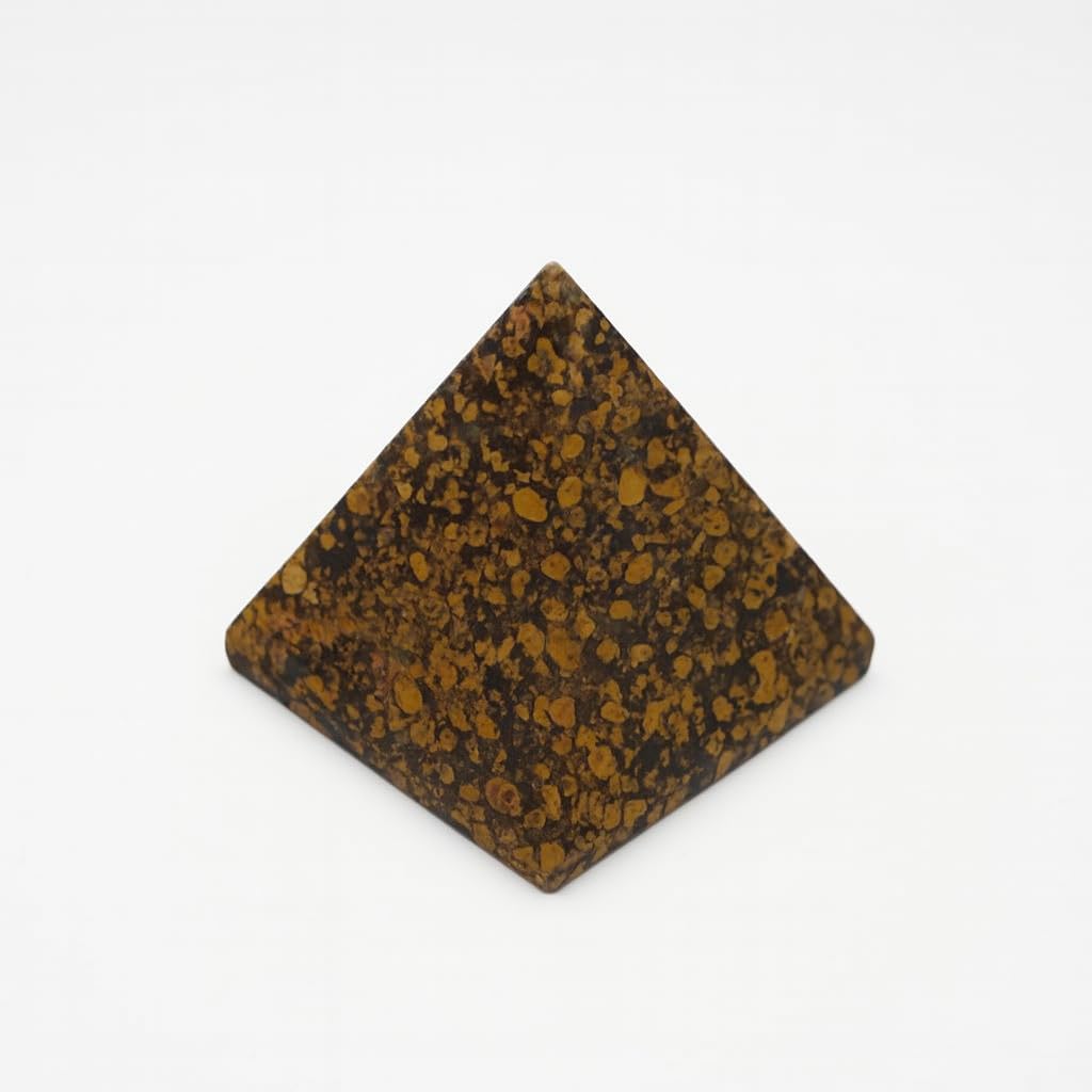 Natural Kambaba Jasper Pyramid 4cm Pyramid Polished Crystals Energy Properties Pyramid Stone (Jasper, Kambaba, 4cm)