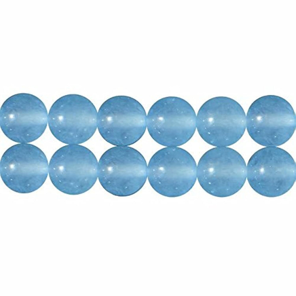 Natural Semi-Precious Stones Beads for Threading 38 cm String Round 4 6 8 10 12 mm