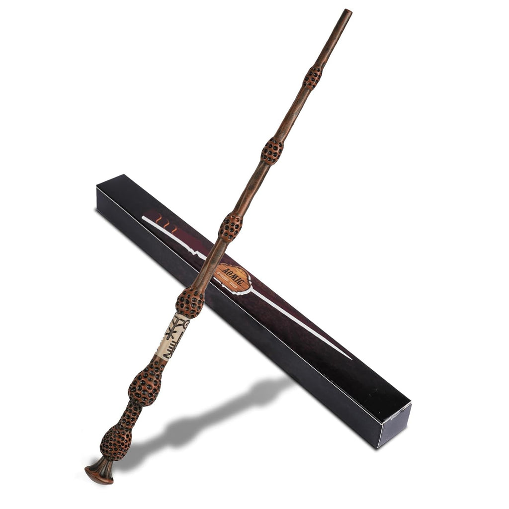 Aomig Zauberstab Magischer Zauberstab für Zauberer Zauberlehrlinge, Erwachsene Kostümzubehör für Zauberer Zauberlehrlinge Halloween Cosplay Karneval Halloween Karneval Weihnachten Cosplay Party