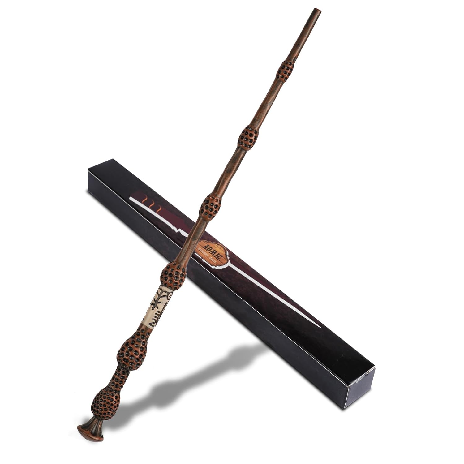 Aomig Zauberstab Magischer Zauberstab für Zauberer Zauberlehrlinge, Erwachsene Kostümzubehör für Zauberer Zauberlehrlinge Halloween Cosplay Karneval Halloween Karneval Weihnachten Cosplay Party