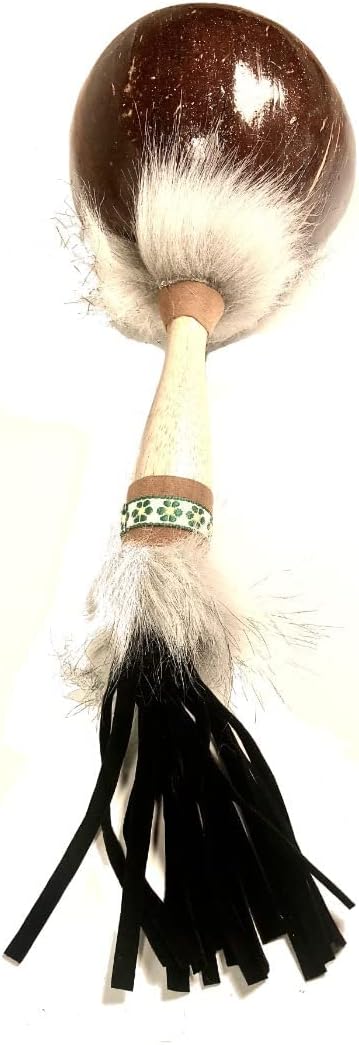 Schaman Maraca – Regenwald Kokosnuss Hexe Arzt Tribal Ritual Shaker Zeremonielle Rassel