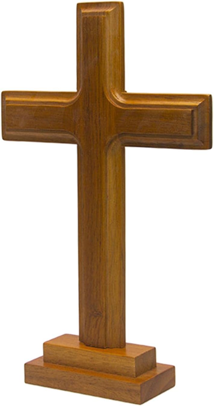 Sharplace Standing Wooden Altar with Double Sided Table for House Chapel Church Decoration Christian, Wood