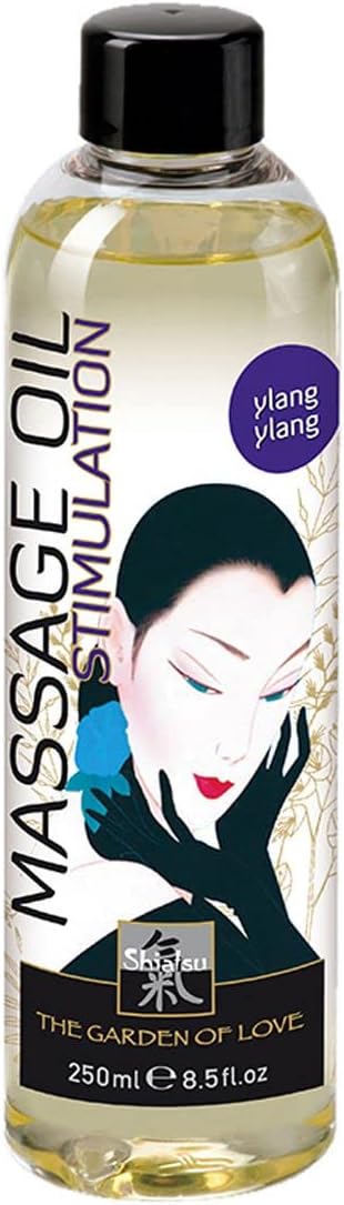 SHIATSU Aphrodisierendes Massageöl Ylang-Ylang, Massageoil für die sinnliche Partnermassage zur Stimulation, mit erlesenen Duft. | 250 ml (1er Pack)