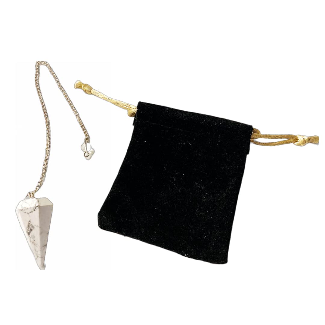 Natural Stone Jasper Kambaba Crystal Pendulum Hexagonal Vintage for Radiesthesia Chakra Pendulum Reiki Fortune Telling (Jasper Kambaba)