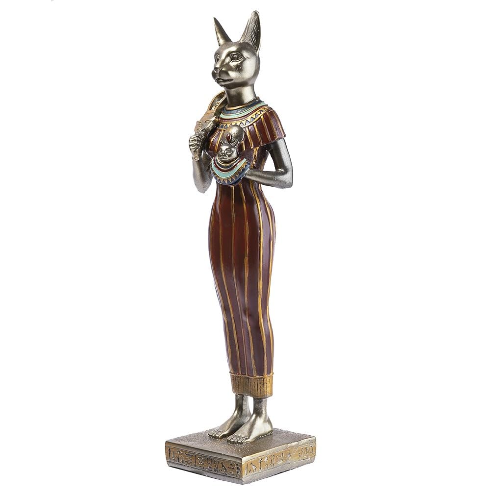lachineuse - Anubis statue 31 cm - Egyptian God - Ancient Egypt decoration statuette - Egyptian object figure dog head - Egyptian bust - original decorative gift idea - interior decoration