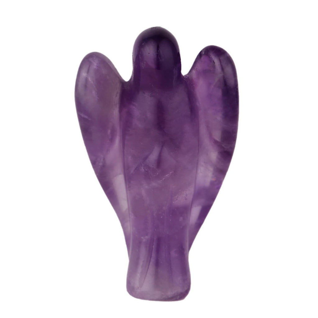 Morella Edelstein Dalmatinerjaspis Engel Glücksbringer Schutzengel zum Mitnehmen 3,5 cm in Samtbeutel