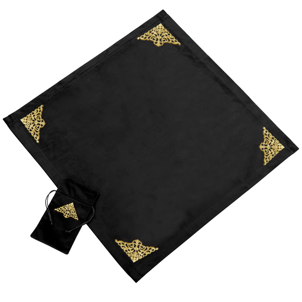 BLESSUME Tarot Tischdecke mit Tarot Tasche