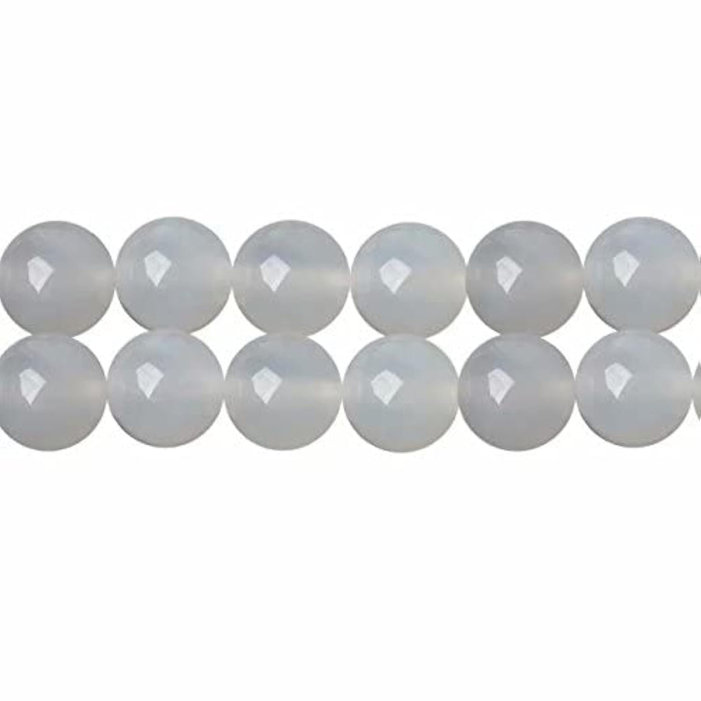 Natural Semi-Precious Stones Beads for Threading 38 cm String Round 4 6 8 10 12 mm