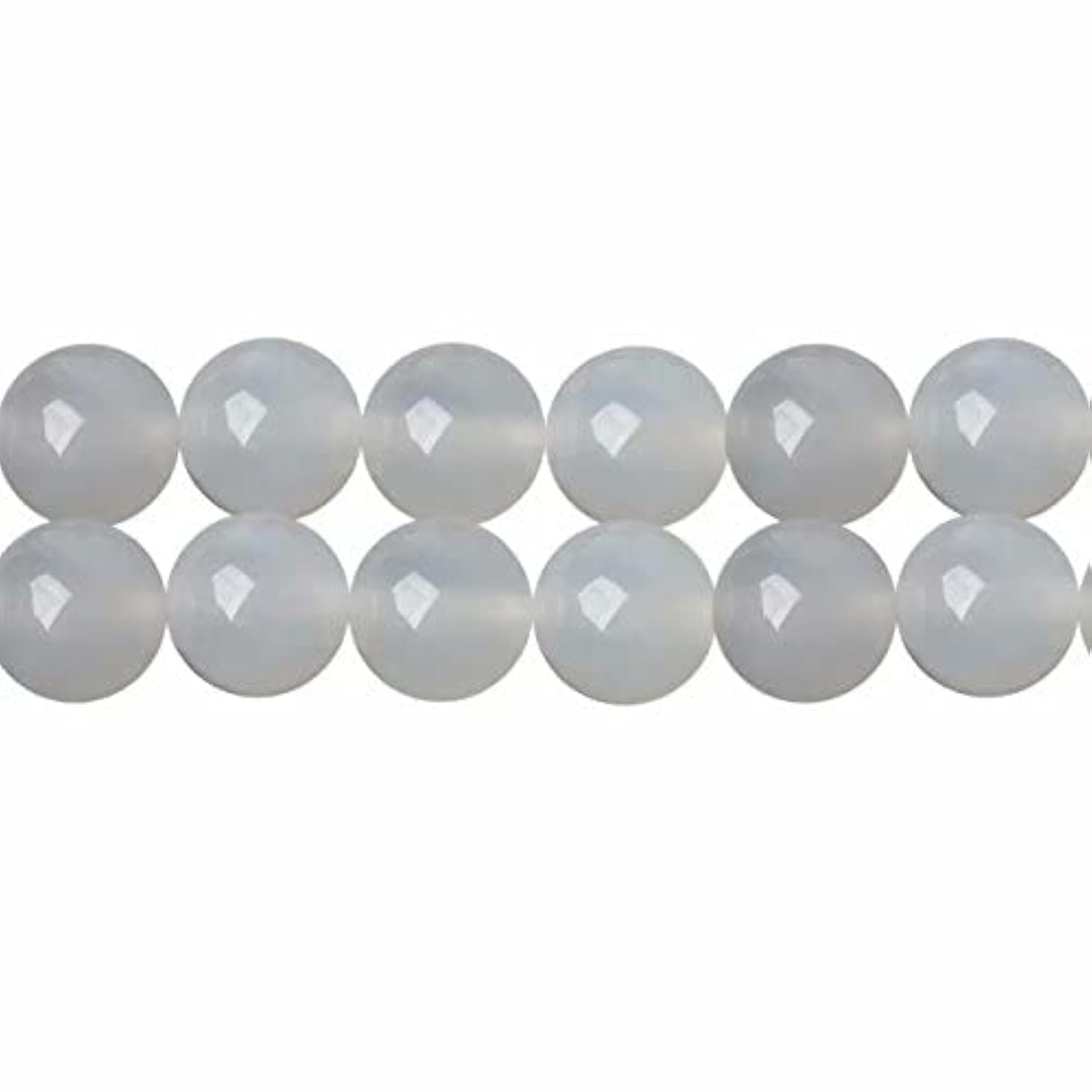 Natural Semi-Precious Stones Beads for Threading 38 cm String Round 4 6 8 10 12 mm