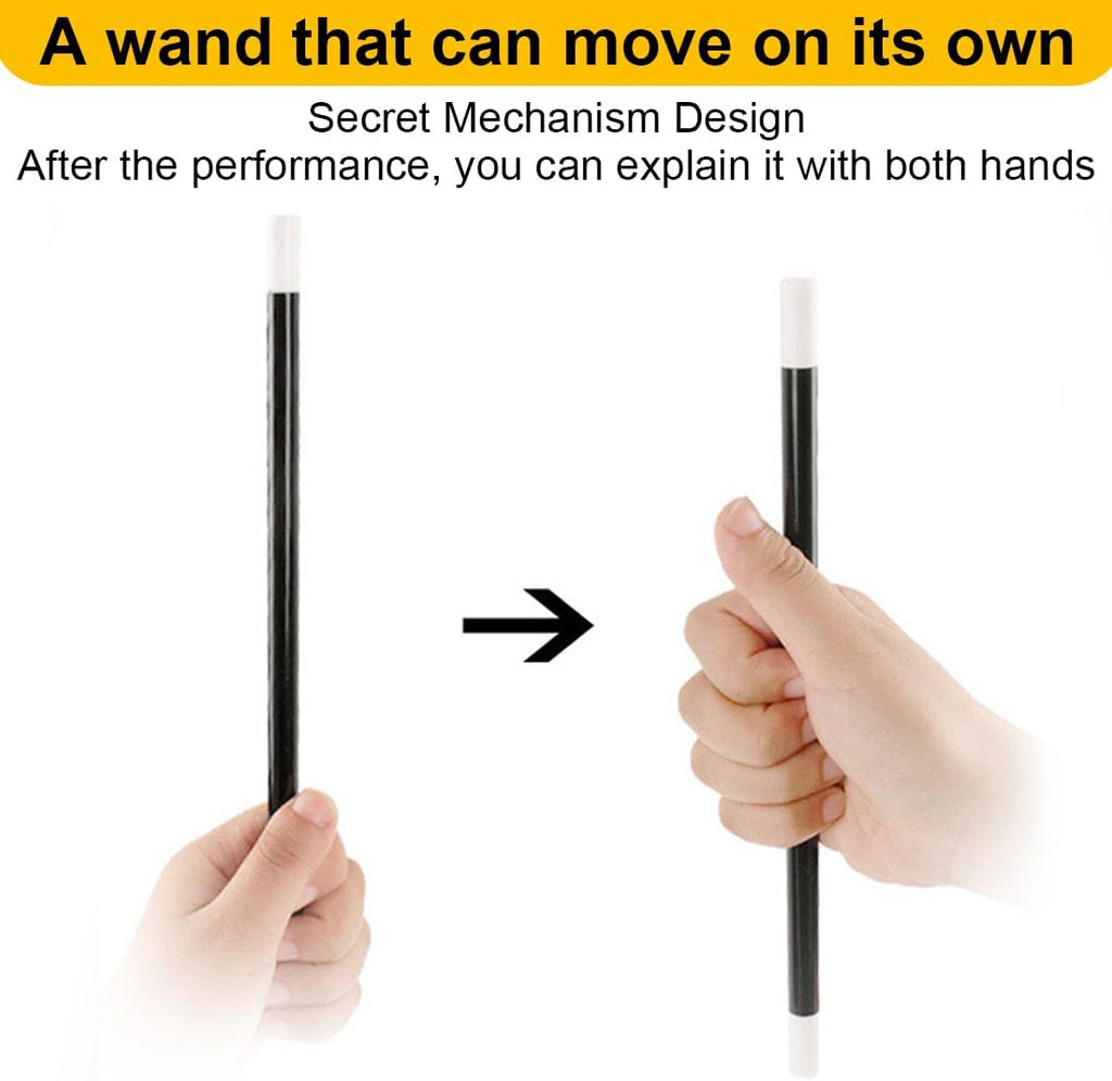 2 Magischer Zauberstab Magischer Zauberstab Schwarz Kunststoff Zauberstab Zauberstab Zauberstab Kinder Sicher Verletzen Nicht Hände Ausfahrbar Science Fiction Mystery Typ Kinderspielzeug