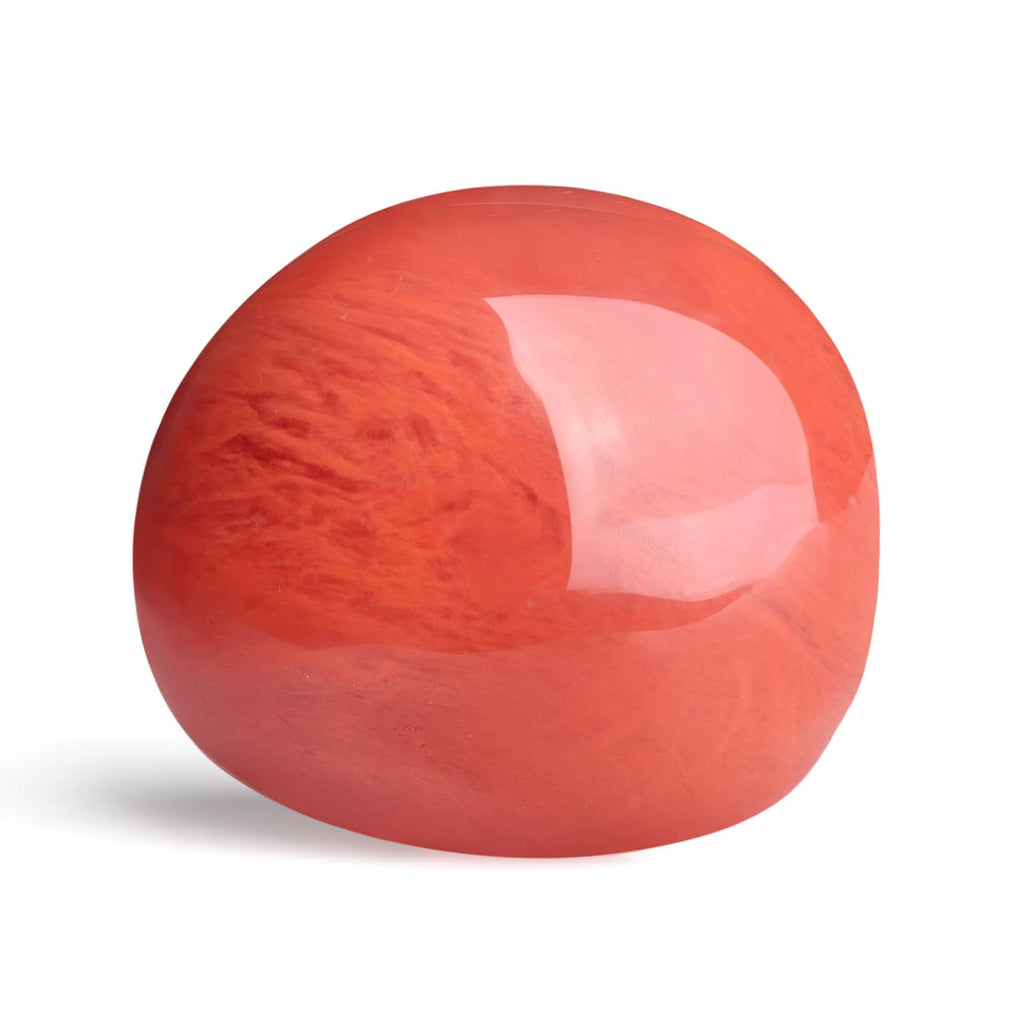 4-5cm Roter Jaspis Heilsteine Kristalle Polieren Groß Edelsteine Steine Rohstein Trommelsteine Kristall Sorgenstein Handschmeichler Stein Meditation Angst Stress Relief 1PC