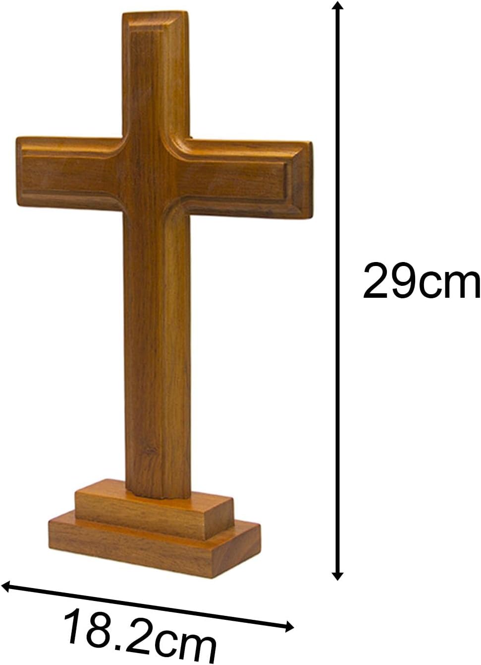 Sharplace Standing Wooden Altar with Double Sided Table for House Chapel Church Decoration Christian, Wood