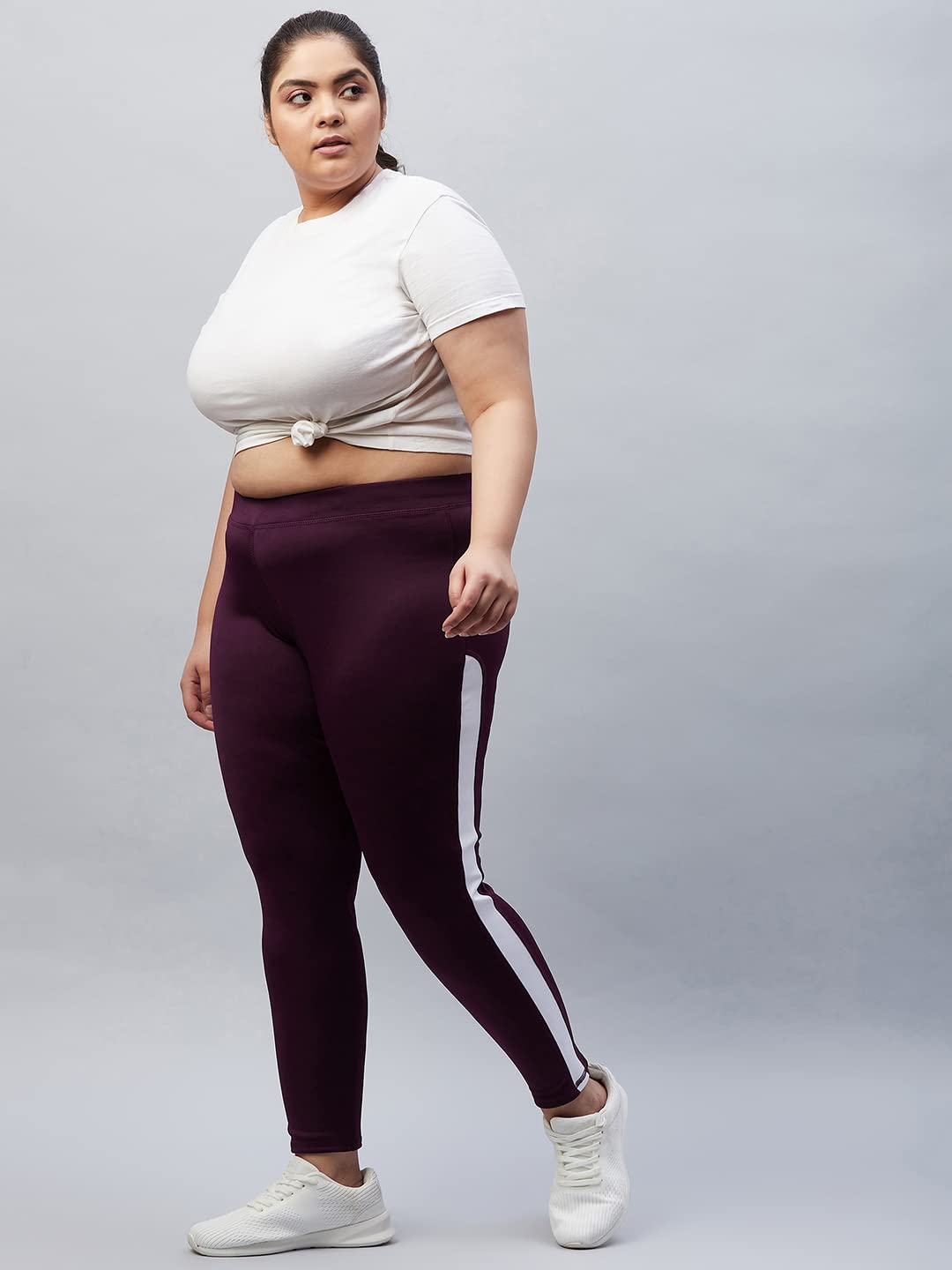 BLINKIN Women's Stretch Fit Mid Rise Pants