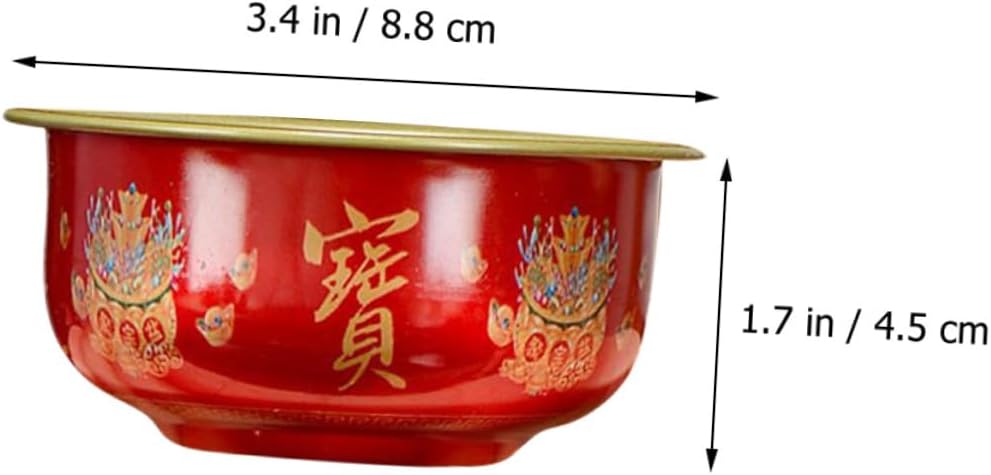 ABOOFAN 7-Piece Buddhist Altar Bowl Set, Water Sacrifice Bowl for Meditation, Yoga, Sturdy Metal Alloy Bowl for Temple Decoration at Home or Restaurants